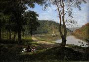 Francis Danby View of the Avon Gorge oil painting